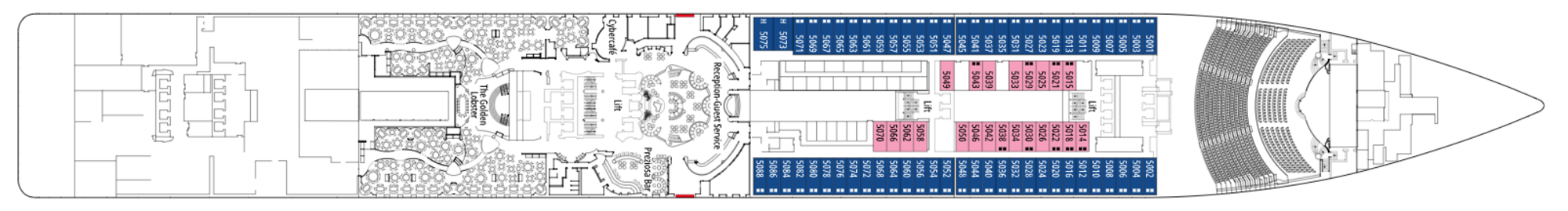 Deck 5 - Corallo plan